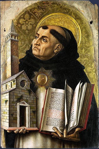 토마스 아퀴나스. 출처=위키백과/Carlo Crivelli (1435년경–1495년경)