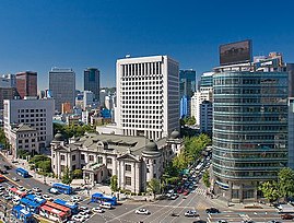 한국은행 본부 전경