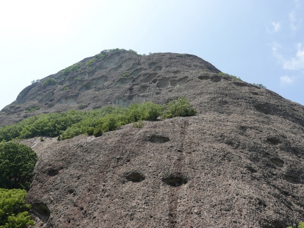 마이산의 티포이 지형.